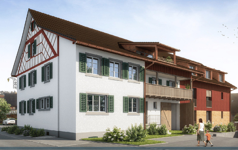Erstvermietung 3 1/2-Zimmerwohnung im umgebauten Altbau mit 2 Balkonen (5)