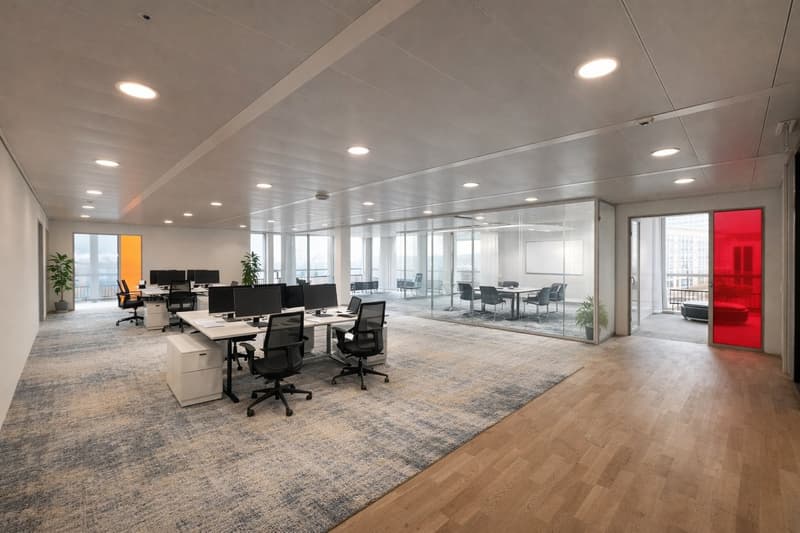Moderne Büroflächen mit Weitsicht und Parkplätzen (3)