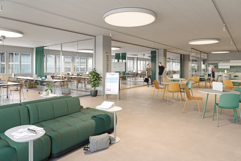 700m2 helle und vielseitige Gewerbe- / Bürofläche - viele Parkplätze (3)