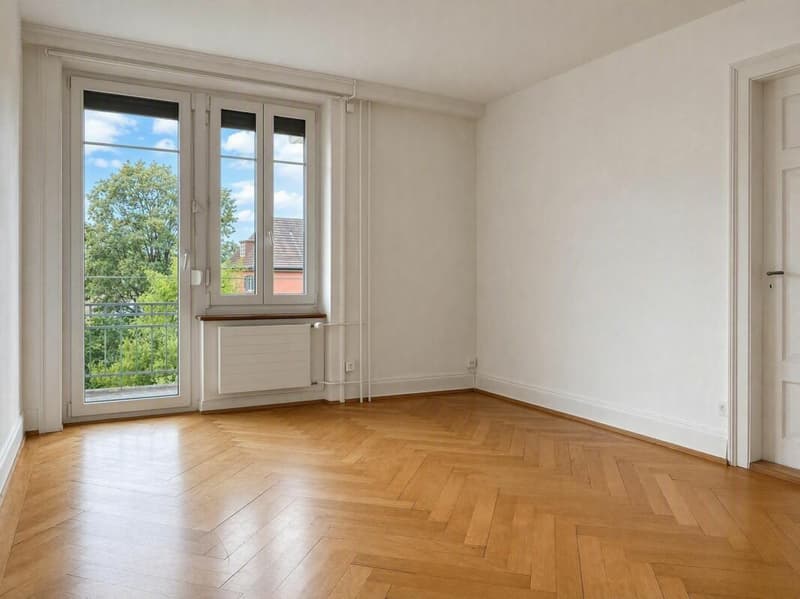 Tolle und sonnige Altbauwohnung mit Charme  - Nähe KSW (2)