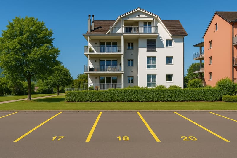 Aussenparkplatz an der Konsumstrasse 57 in Ormalingen (1)