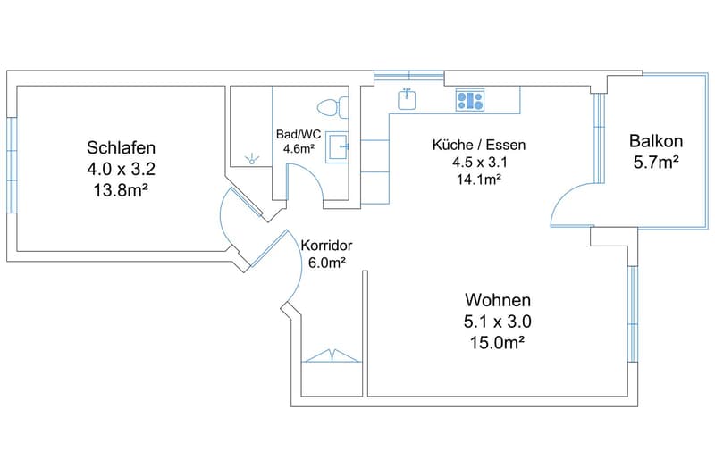 Renovierte 2.5-Zimmer-Wohnung in Oensingen mit Balkon (15)