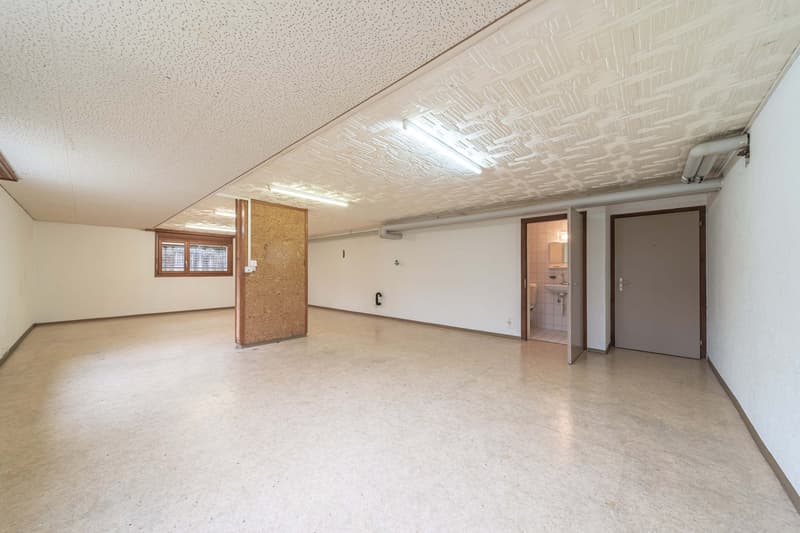 Grosses 1-Zimmer-Studio im Untergeschoss in Oensingen (2)