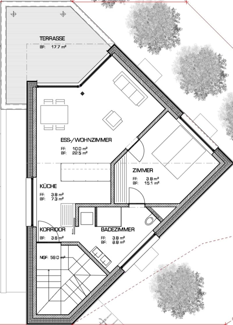 Mehr Raum zum Leben – stilvolle Dachwohnung mit Balkon nahe der Suhre (7)