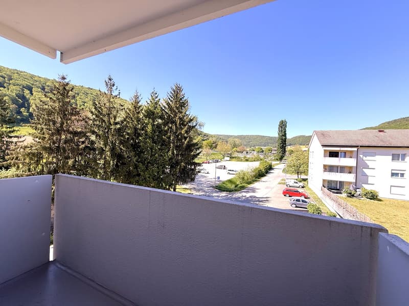Balkon bei Küche