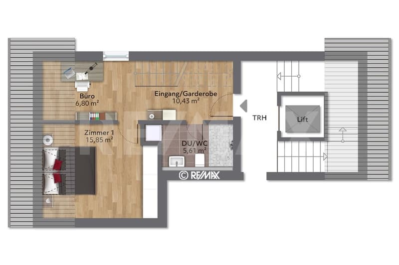 HOHER STANDARD IN DER 3 ½-ZIMMER-MINERGIE-MAISONETTEWOHNUNG (12)