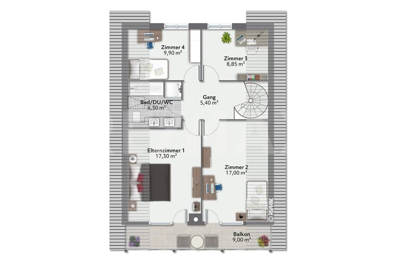 5 ½ ZIMMER HAUS AUF 692 m² SONNIGEM GRUNDSTÜCK (11)