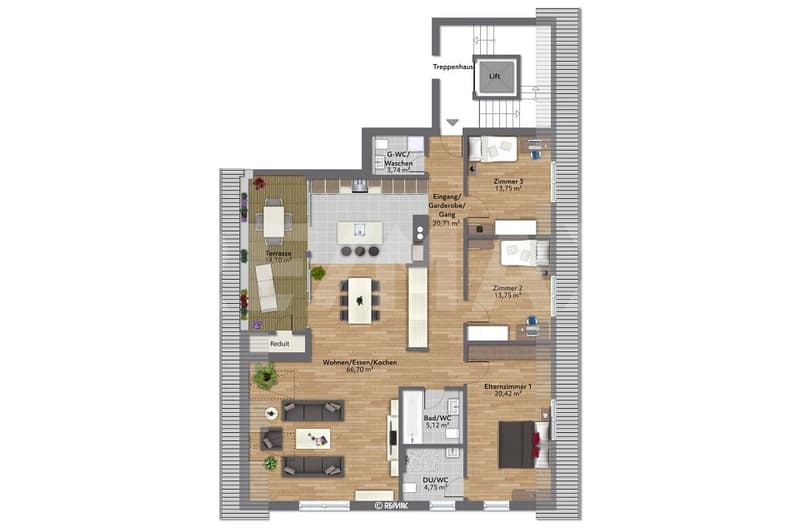HOCHWERTIGE 4½-ZIMMER-MINERGIE-WOHNUNG MIT SICHT (12)
