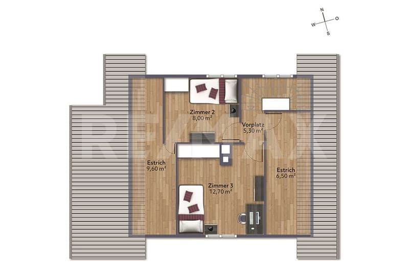 Charmantes 4½ Zimmer Chalet mit Weitblick über Feld und Flur im Wohnrecht (13)