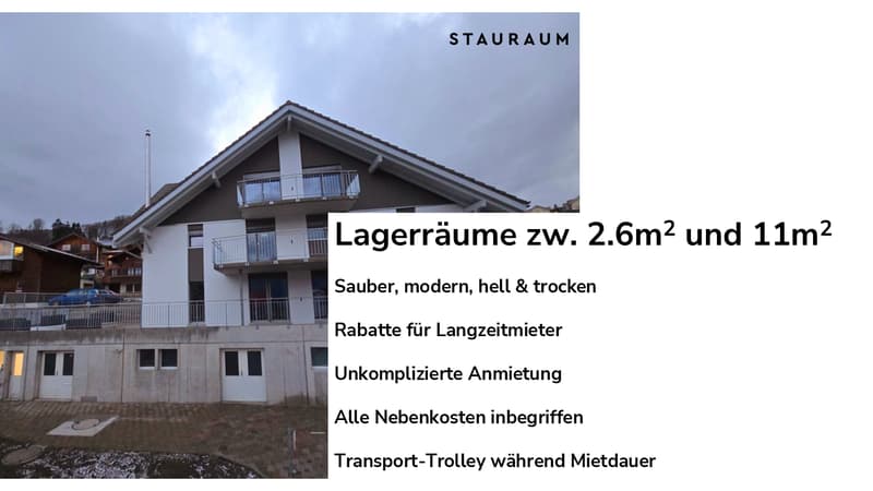 Lagerraum 2.9m2 & 11m2 - ebenerdiger Zugang (1)