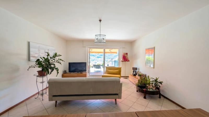 Elegante 2.5 locali con grande terrazza vista lago e piscina (2)