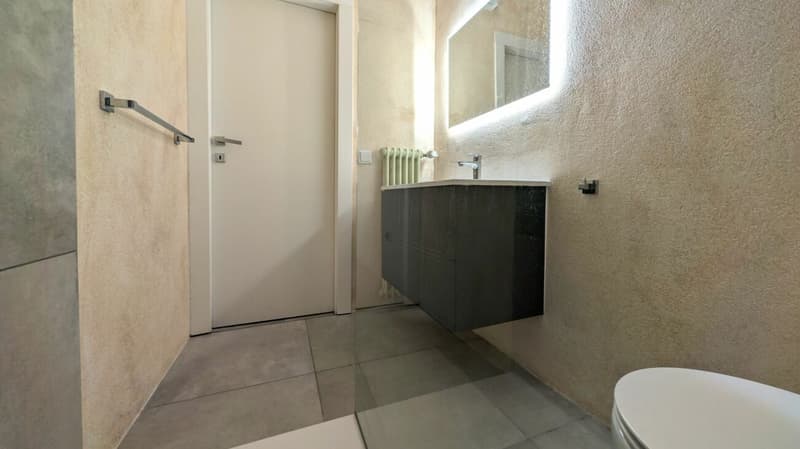 Appartamento arredato con parziale vista Lago (9)