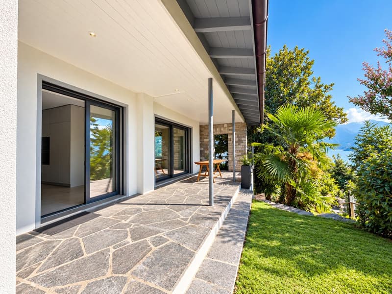 Porza - Elegante appartamento 3.5 locali con vista lago, terrazzo e giardino privato (11)