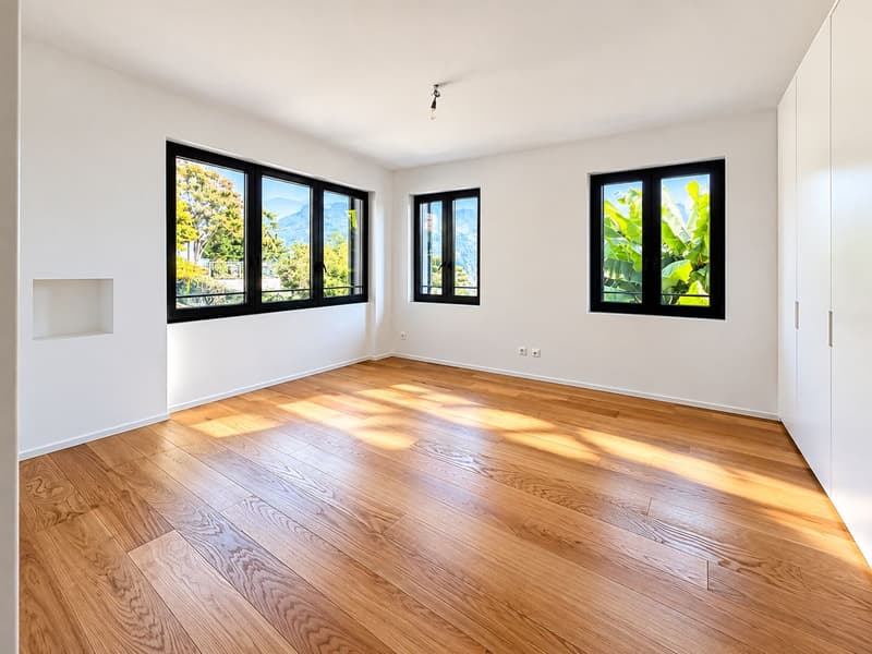 Porza - Elegante appartamento 3.5 locali con vista lago, terrazzo e giardino privato (7)
