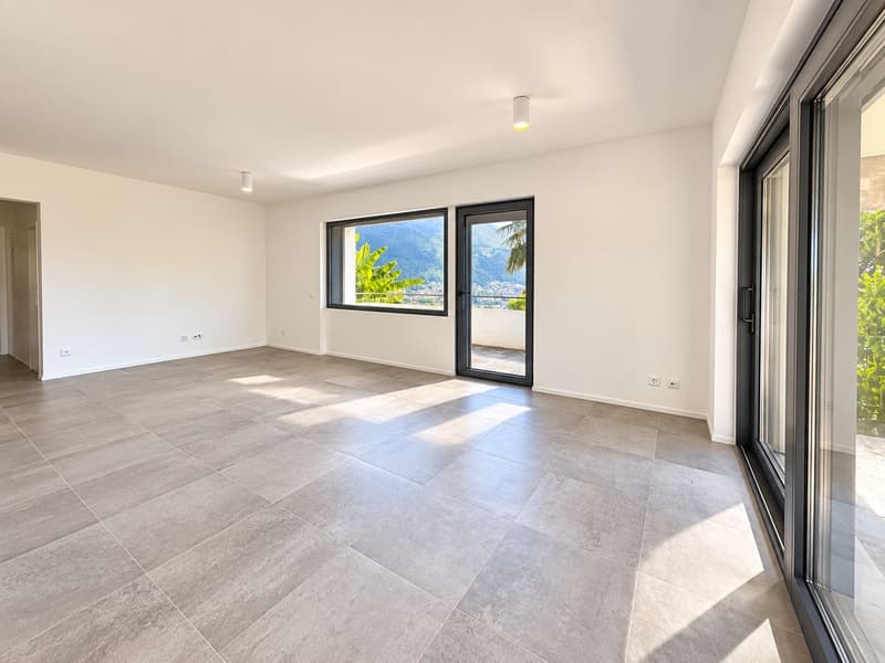 Porza - Elegante appartamento 3.5 locali con vista lago, terrazzo e giardino privato (6)