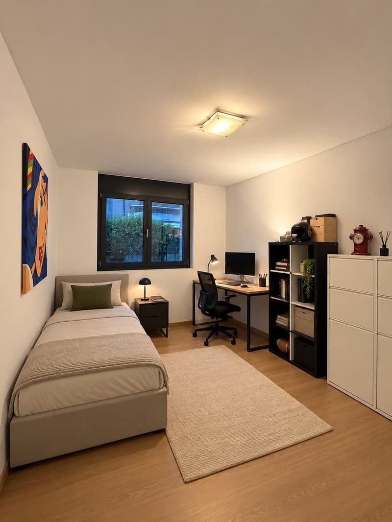 Massagno_ 3.5 loc ampio e luminoso  con Terrazzo (7)