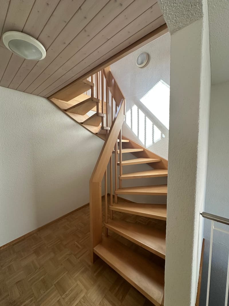 Treppe zum Dachstock