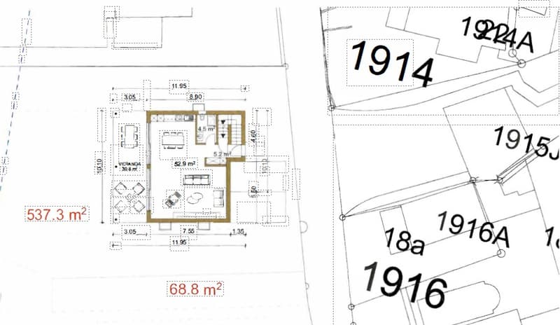 Terreni edificabili per casa mono o bifamiliare con bella vista panoramica sul lago maggiore (3)