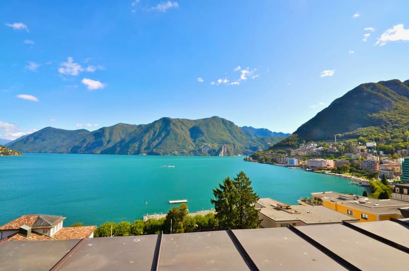 Villa Clelia - Attico con Vista Lago di Lugano in Palazzo d'Epoca (5)