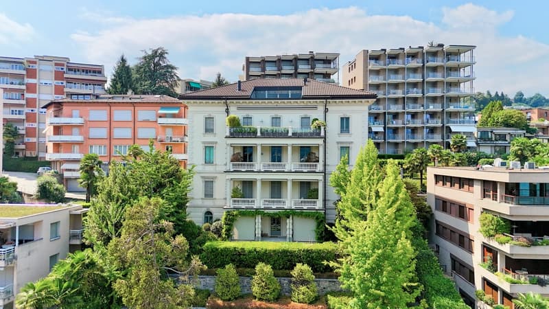 Villa Clelia - Attico con Vista Lago di Lugano in Palazzo d'Epoca (2)