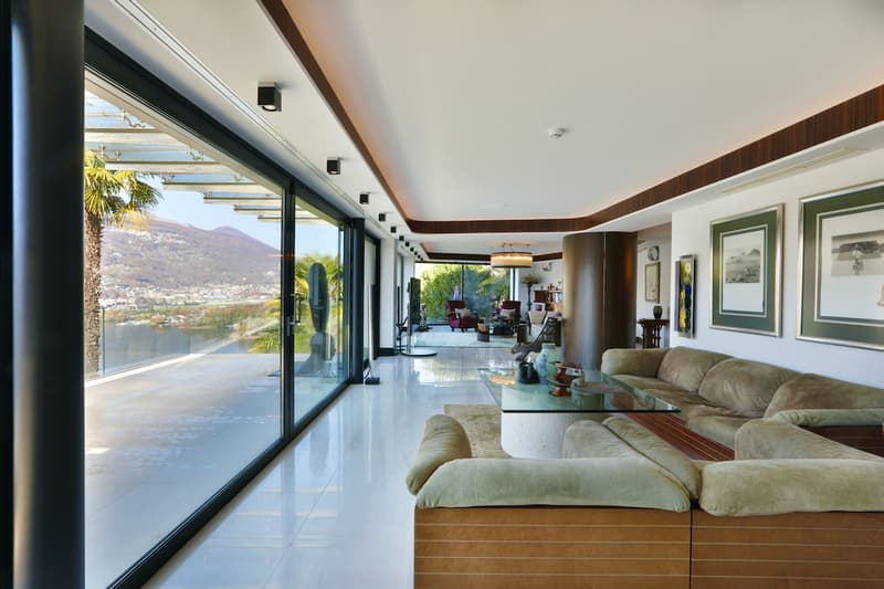Moderna Villa di Lusso con Vista Lago di Lugano e Darsena Privata (7)