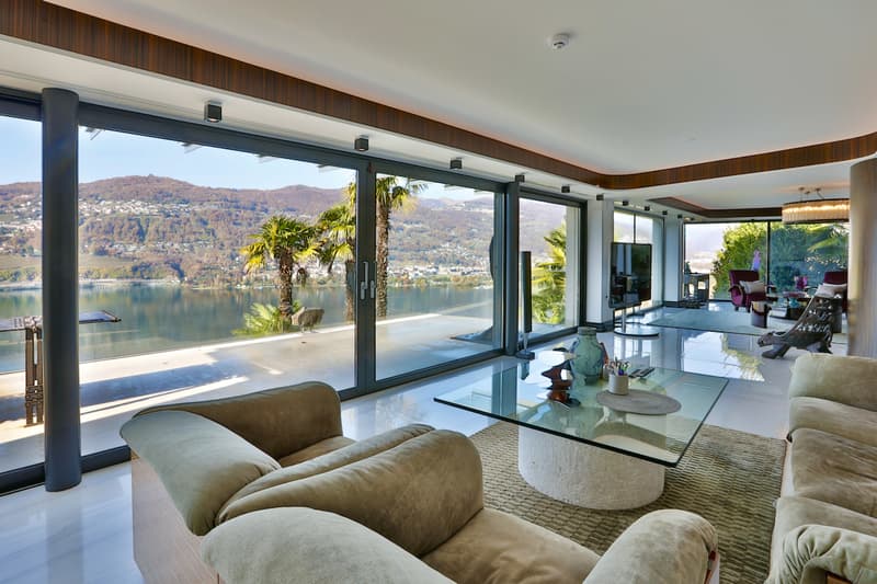 Moderna Villa di Lusso con Vista Lago di Lugano e Darsena Privata (6)