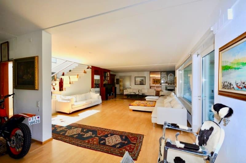 Villa Fonte Lago di Lugano con Darsena e Piscina in vendita a Bissone (8)
