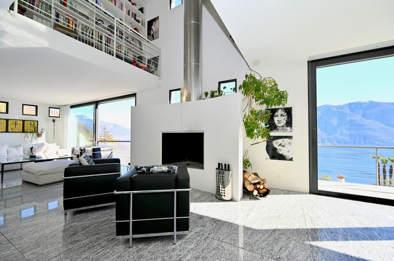 VILLA CON VISTA LAGO. STILE MINIMALISTA. MASSIMO LUSSO (6)