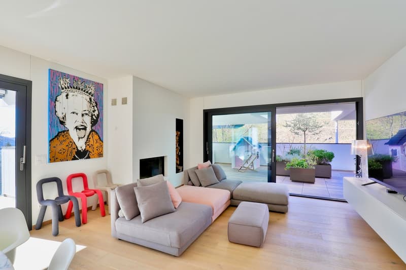 Moderno Attico: Terrazza Panoramica e Finiture di Pregio (9)