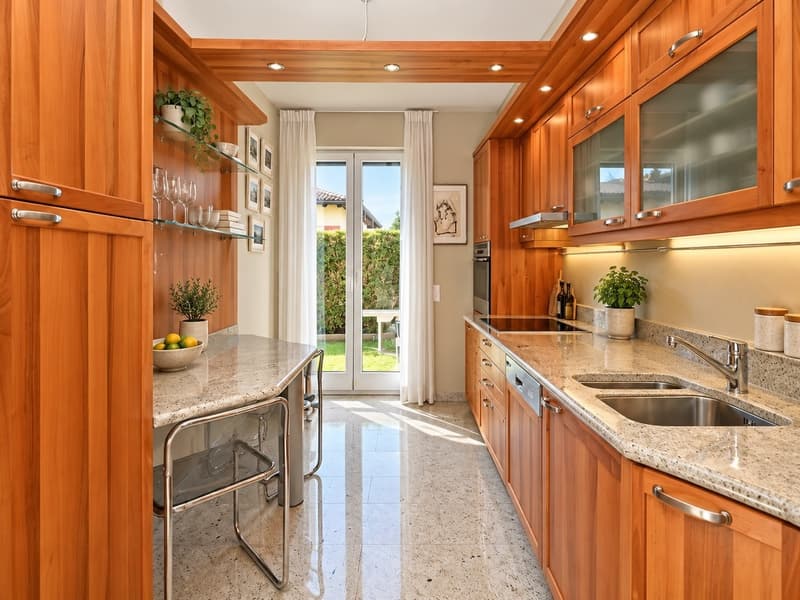 Elegante Appartamento con Giardino Privato in vendita a Montagnola (9)