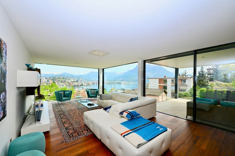 Lusso, Comfort e Vista Lago: Raffinato 4.5 Locali a Paradiso (7)