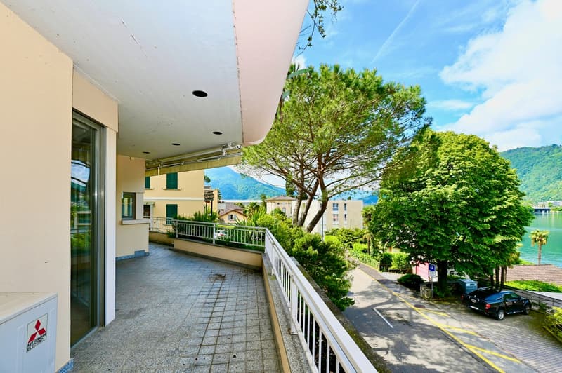 Appartamento con Vista Lago Mozzafiato in vendita a Bissone (8)