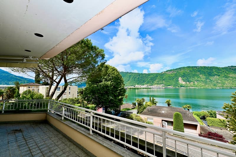 Appartamento con Vista Lago Mozzafiato in vendita a Bissone (7)