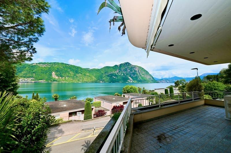 Appartamento con Vista Lago Mozzafiato in vendita a Bissone (6)