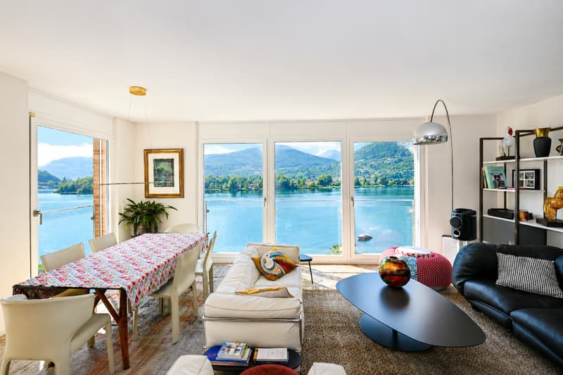 Luminosa Villa con Giardino, Piscina e Vista sul Lago di Lugano (11)