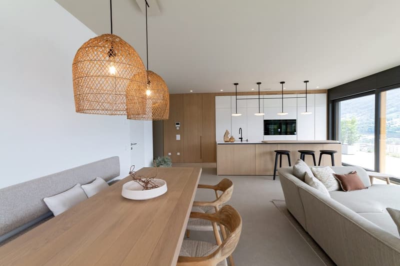 Attico in vendita a Lugano 4,5 locali con terrazza, giardino e vista (2)