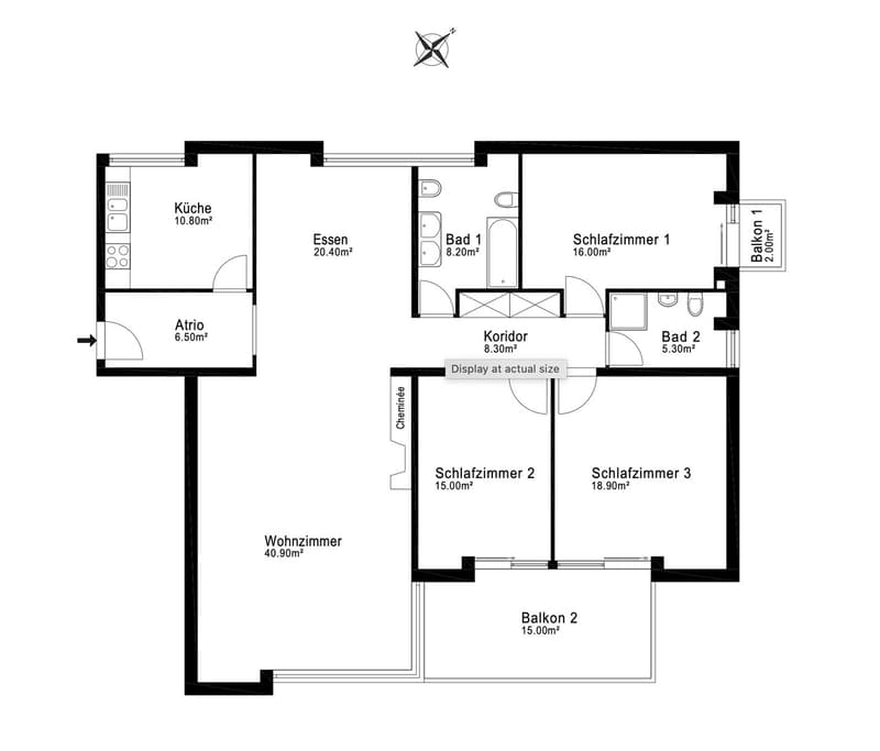 Vista lago, ampi spazi e piscina: elegante appartamento a Minusio (12)