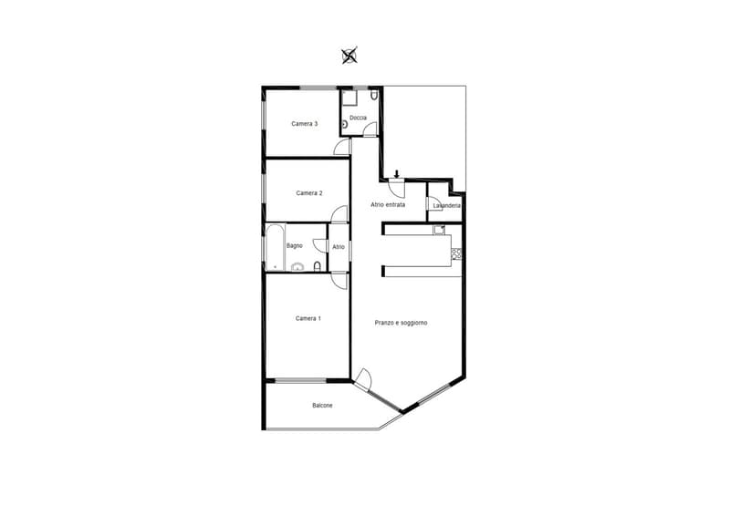 VISTA LAGO IMPERDIBILE - APPARTAMENTO 4.5 LOCALI CON POTENZIALE (13)