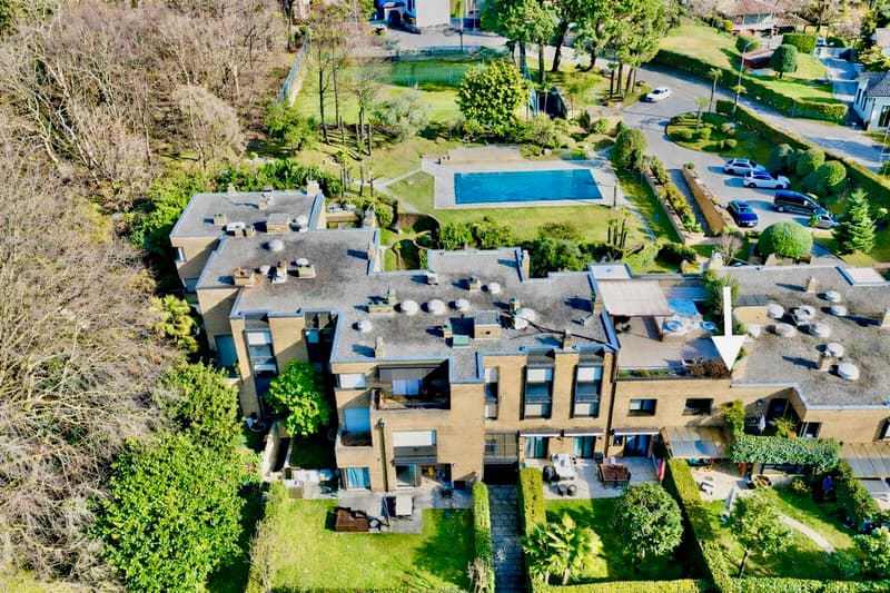 Casa a Schiera con Piscina Condominiale e Campo da Tennis a Gentilino (3)