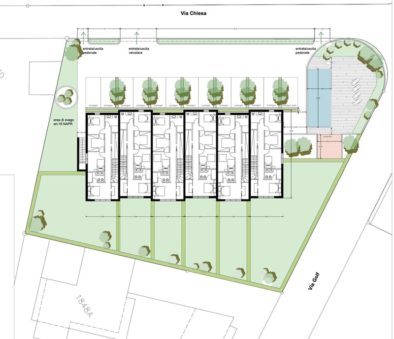 Moderni Villette a Schiera di Nuova Costruzione a Pochi Passi dal Lago (4)
