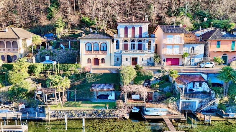 Casa di Vacanza - Affascinante Villa Storica fronte Lago di Lugano (2)