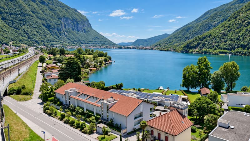 Raffinato Appartamento con Magnifica Vista sul Lago di Lugano (6)