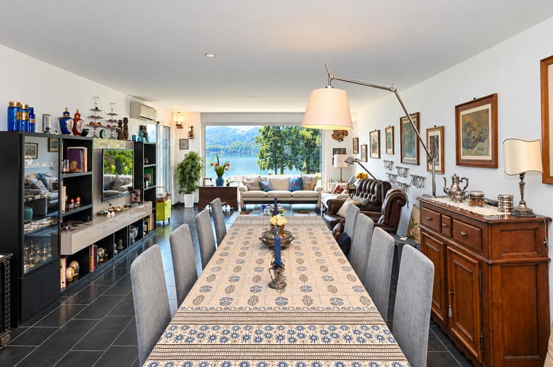 Raffinato Appartamento con Magnifica Vista sul Lago di Lugano (8)