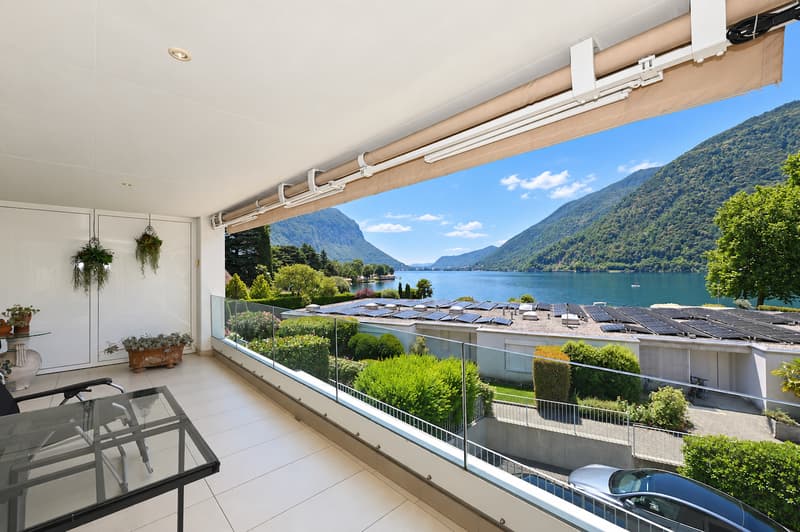 Raffinato Appartamento con Magnifica Vista sul Lago di Lugano (2)