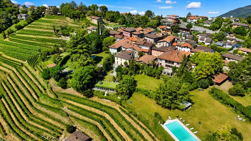 Eleganza Senza Tempo: Tenuta Storica Sospesa tra Lago, Vigneti e Cielo (3)