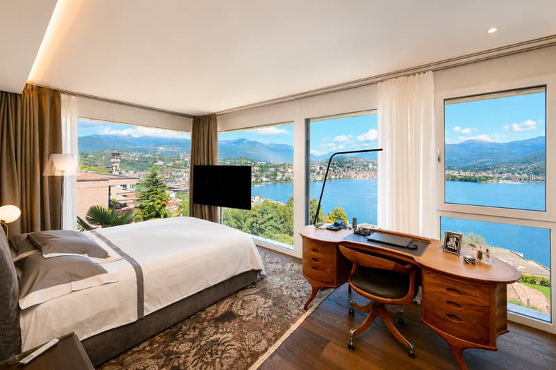 Arredato Appartamento di Lusso con Ampia Terrazza e Vista Lago (13)