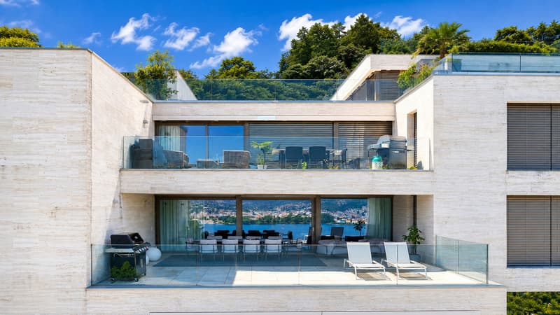 Arredato Appartamento di Lusso con Ampia Terrazza e Vista Lago (6)