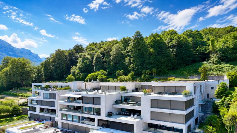Arredato Appartamento di Lusso con Ampia Terrazza e Vista Lago (7)