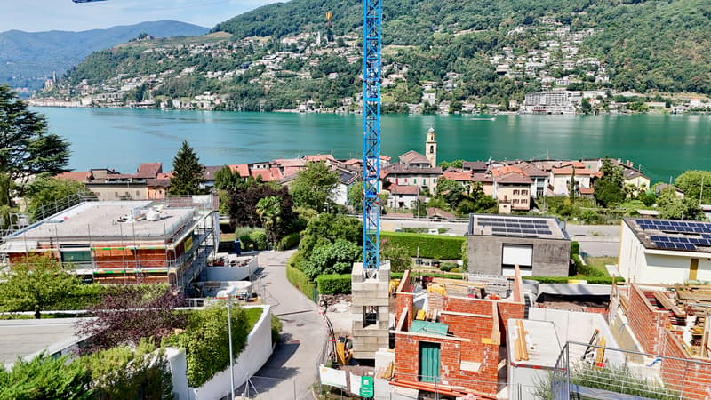 Villa Contemporanea in Fase di Costruzione con Vista Lago (4)