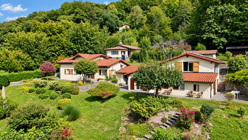Villa Padronale: Piscina e 2 Dépendance nella quiete della Capriasca (2)